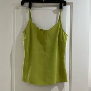 Ted baker scalloped cami in Chartreuse green size XS